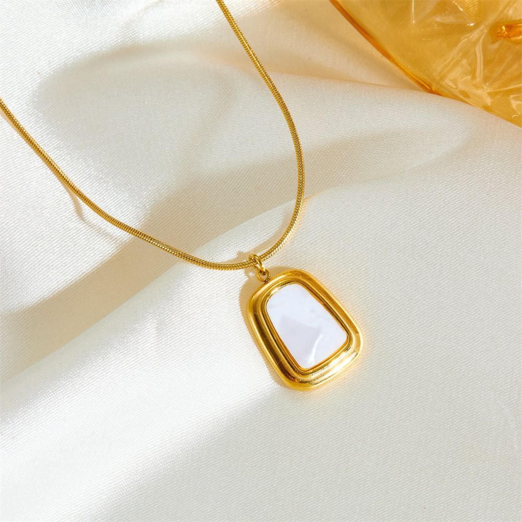MYKI Snazzy Stainless Steel Pendant (MK847G-SSYI)