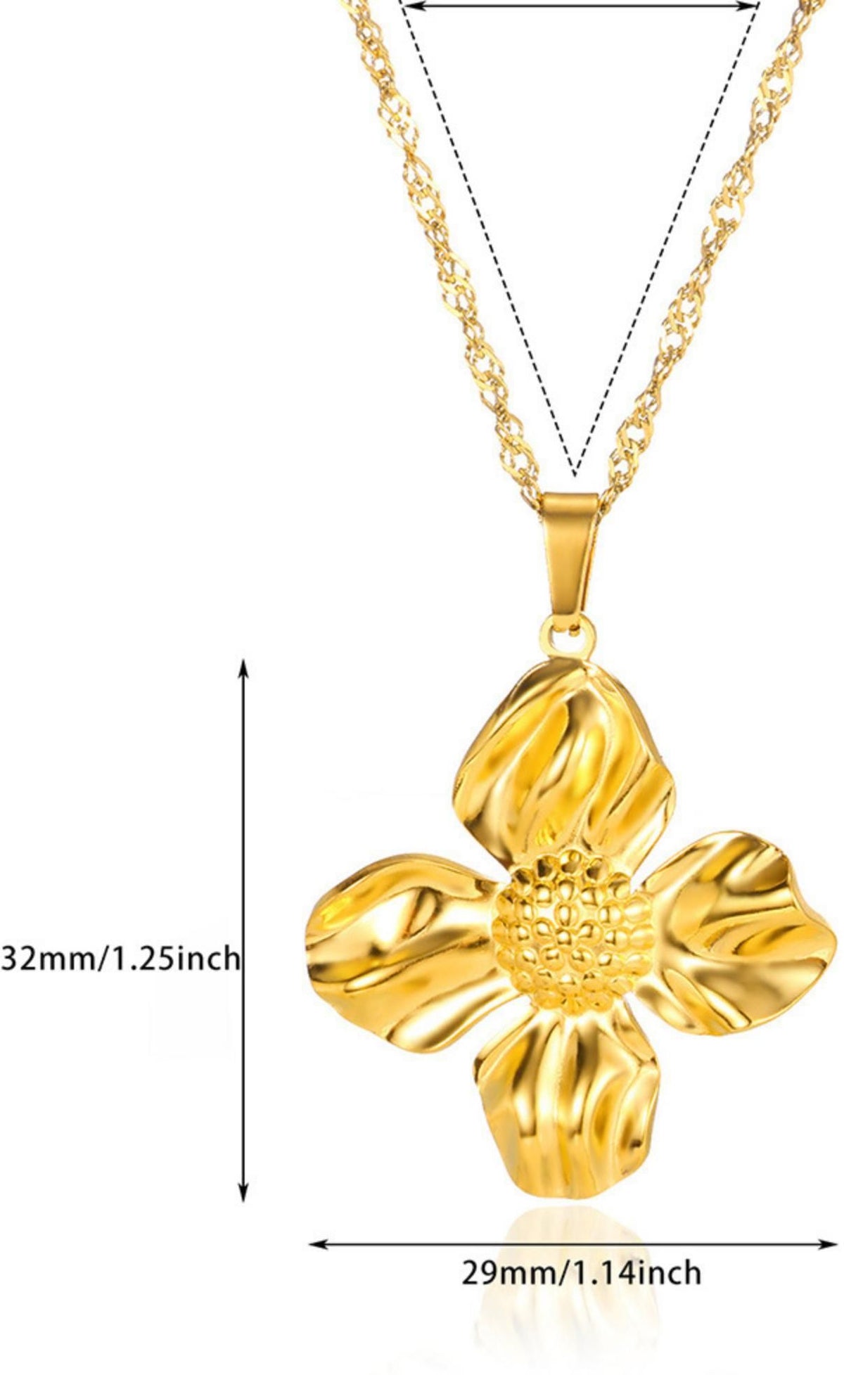 MYKI Toothsome Stainless Steel Pendant (MK849G-SSYI)