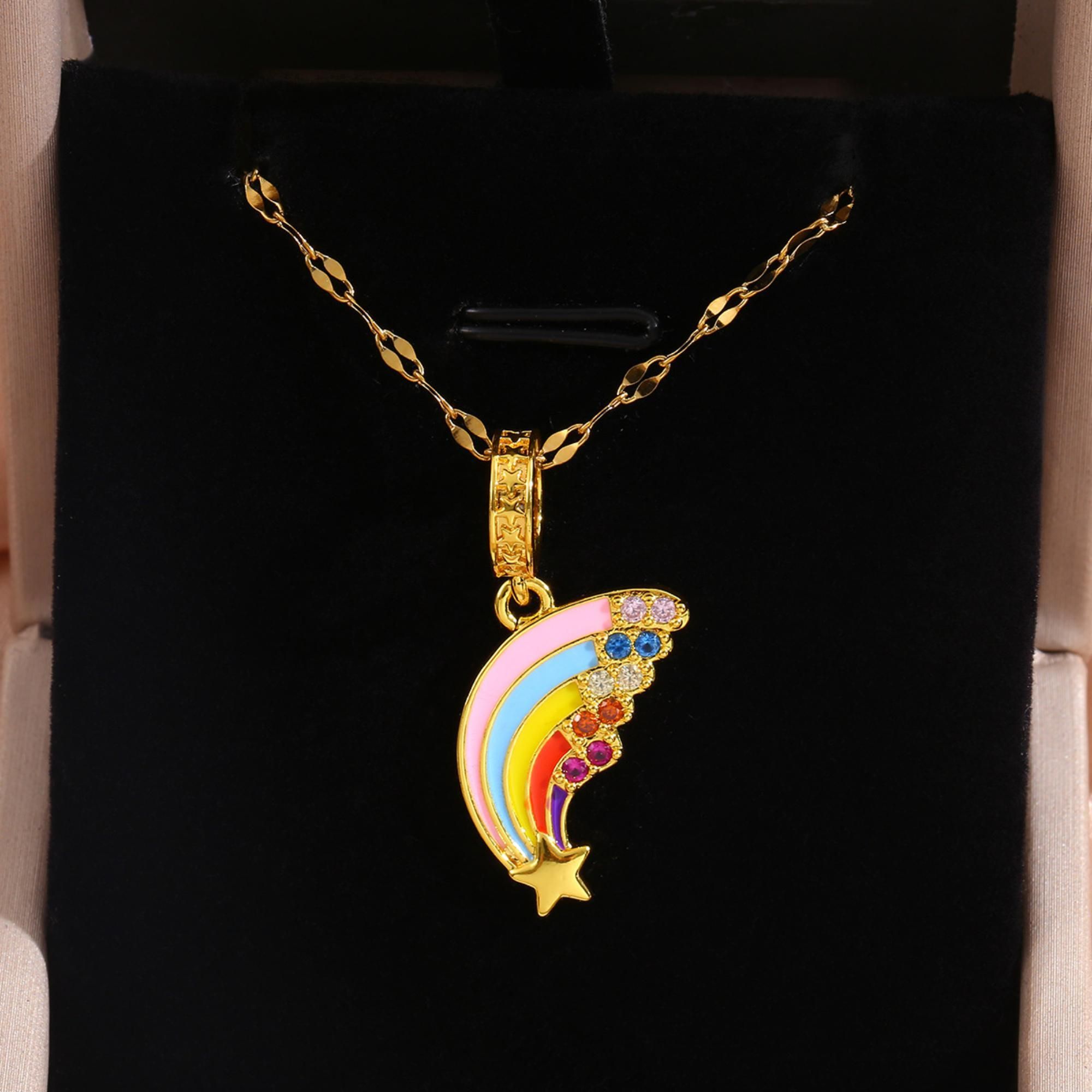 MYKI Prettyish Stainless Steel Pendant (MK855G-SSYI)
