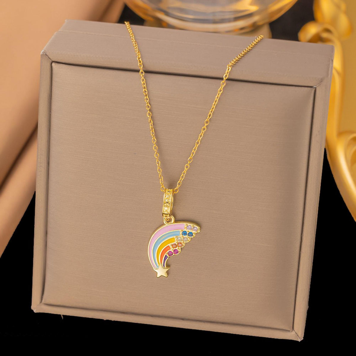 MYKI Prettyish Stainless Steel Pendant (MK855G-SSYI)