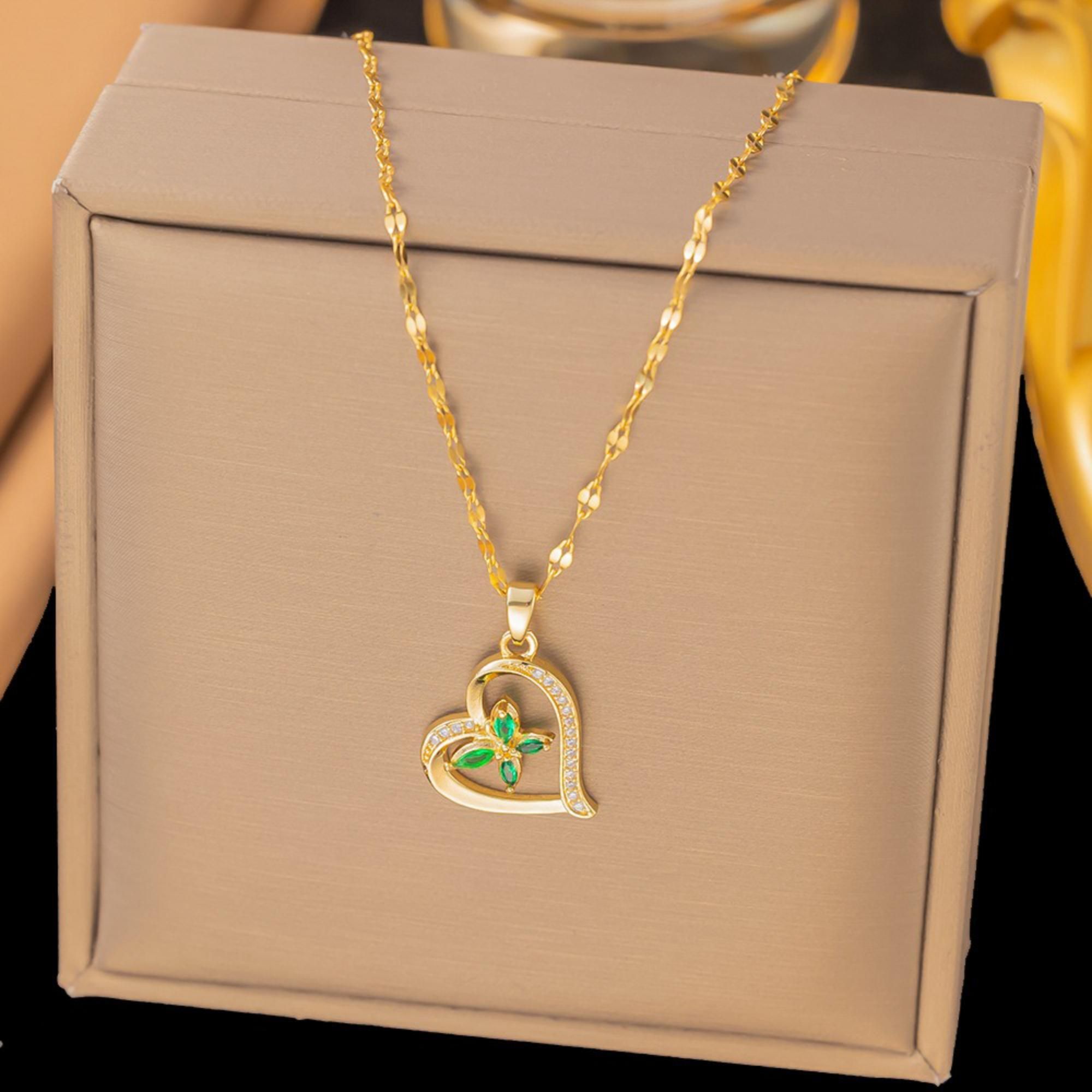 MYKI Splashy Stainless Steel Pendant (MK857G-SSYI)