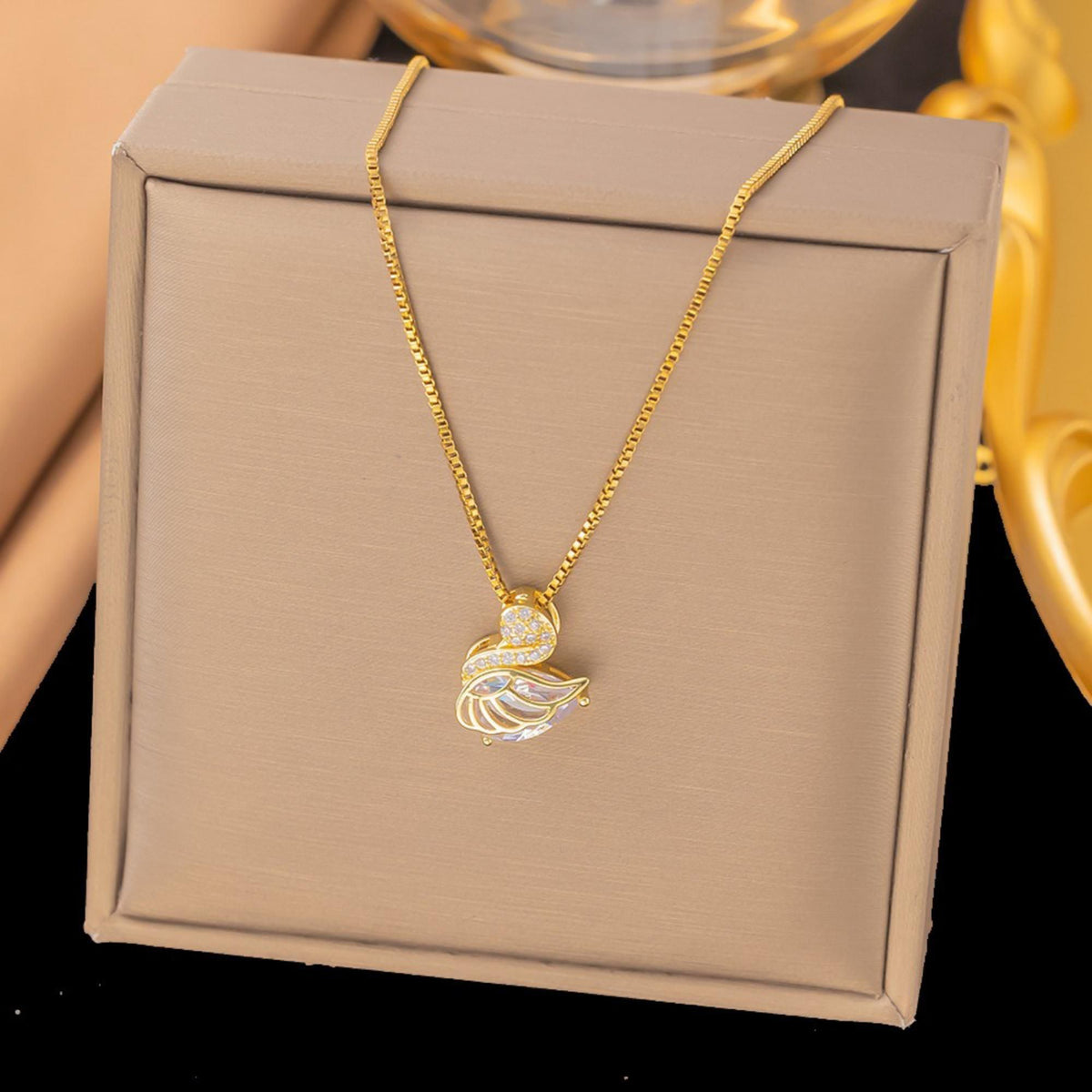 MYKI Pulchritudinous Stainless Steel Pendant (MK858G-SSYI)