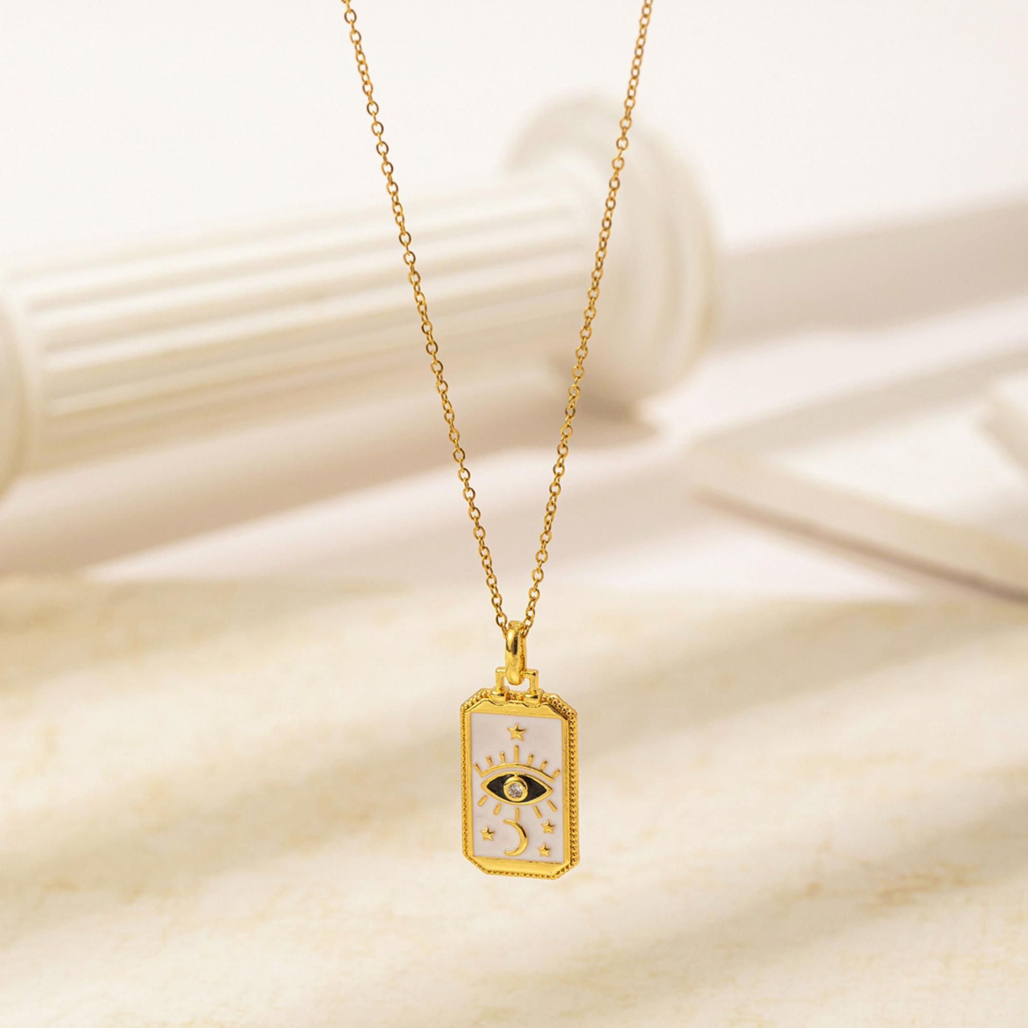 MYKI Dishy Stainless Steel Pendant (MK860G-SSYI)