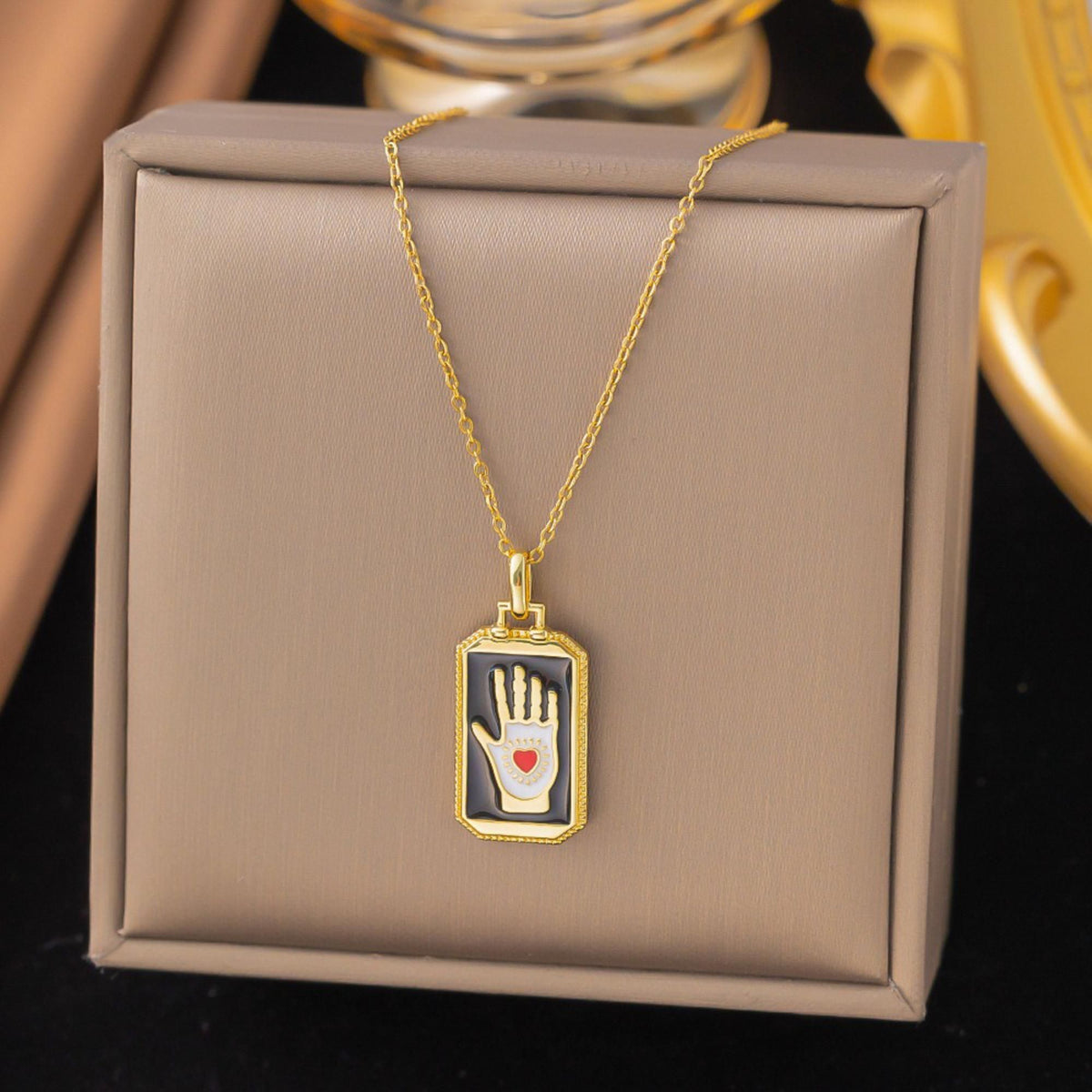 MYKI Dollish Stainless Steel Pendant (MK861G-SSYI)