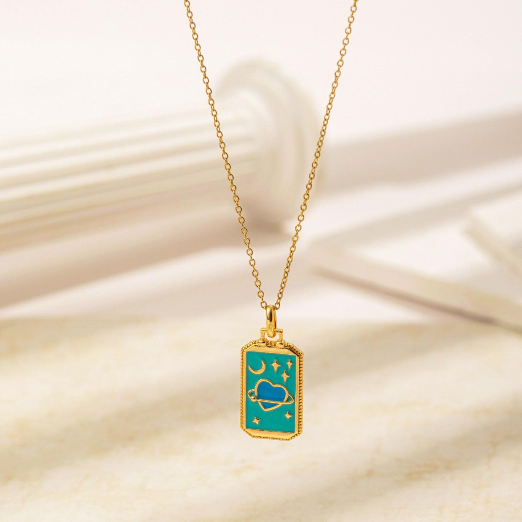 MYKI Eye-Catching Stainless Steel Pendant (MK862G-SSYI)