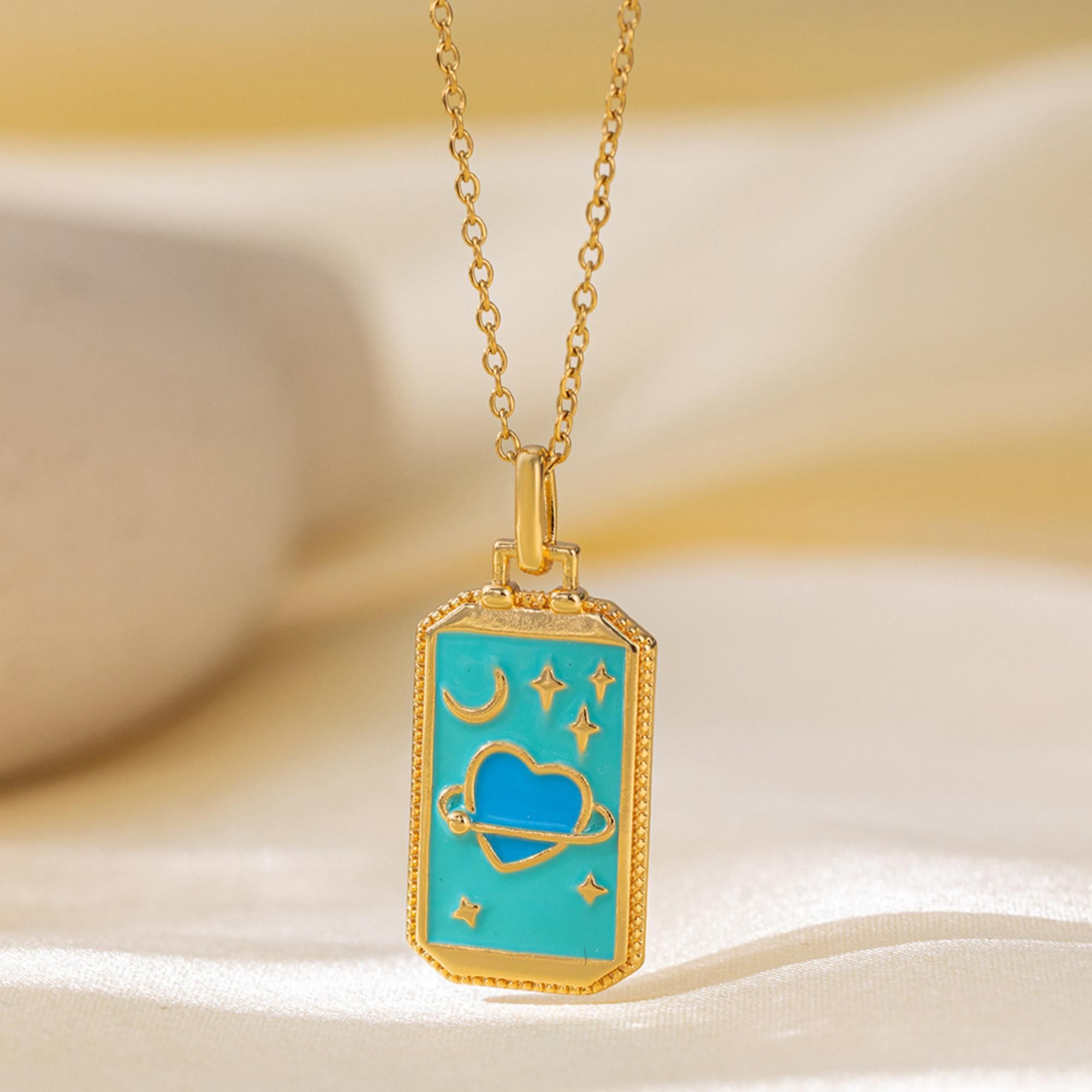 MYKI Eye-Catching Stainless Steel Pendant (MK862G-SSYI)