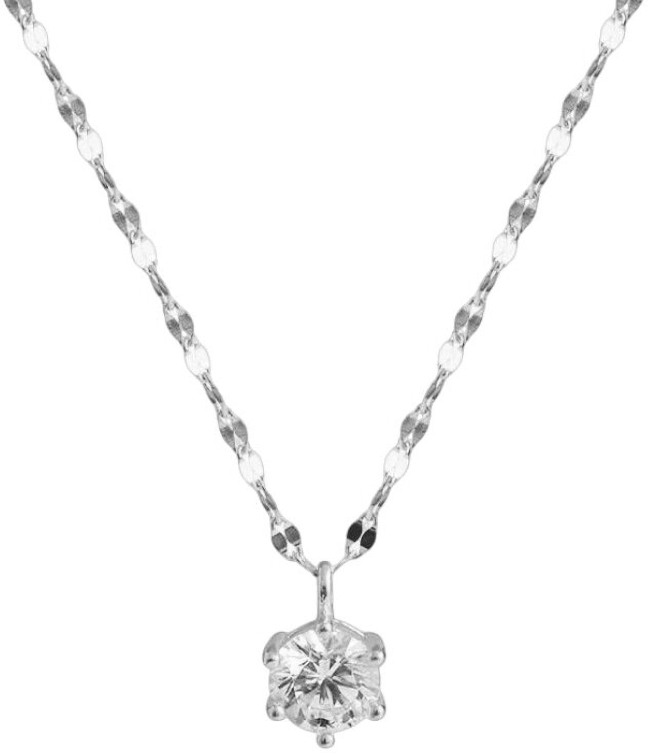 MYKI Solitaire Pendant Necklace (MK881-SSYI)