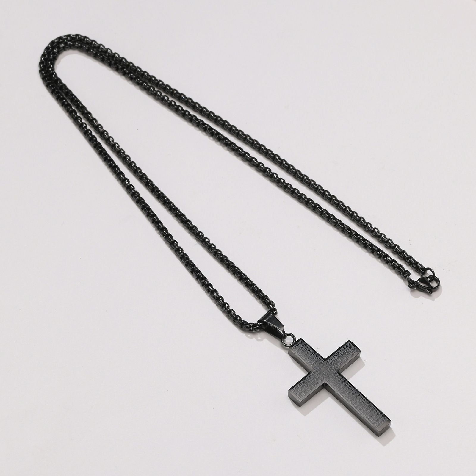 MYKI Anti-Tarnish Stainless Steel Cross Pendant Chain (MKMC113-MPC)