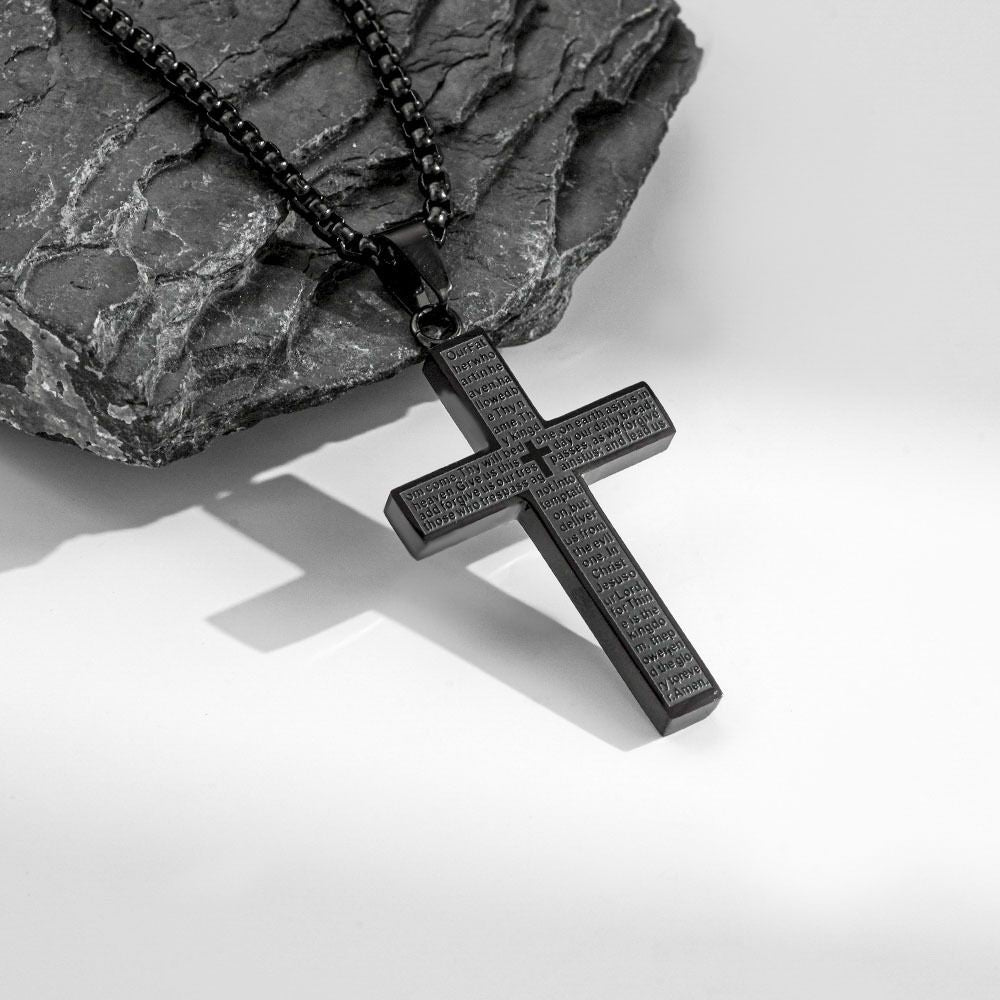 MYKI Anti-Tarnish Stainless Steel Cross Pendant Chain (MKMC113-MPC)