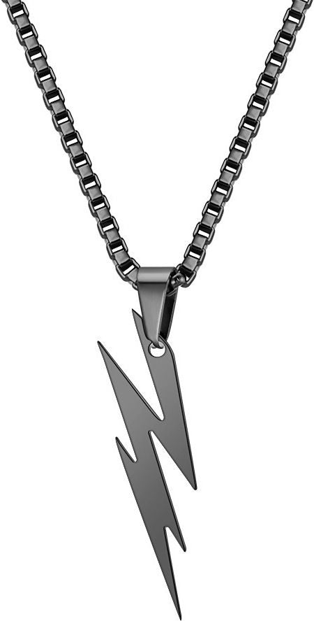 MYKI Anti-Tarnish Lightning Bolt Pendant Necklace (MKMC123-MPC)