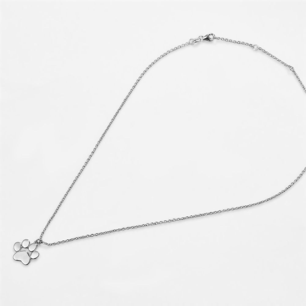MYKI Anti-Tarnish Dog Pet Clover Pendant Necklace (MKMC125-MPC)