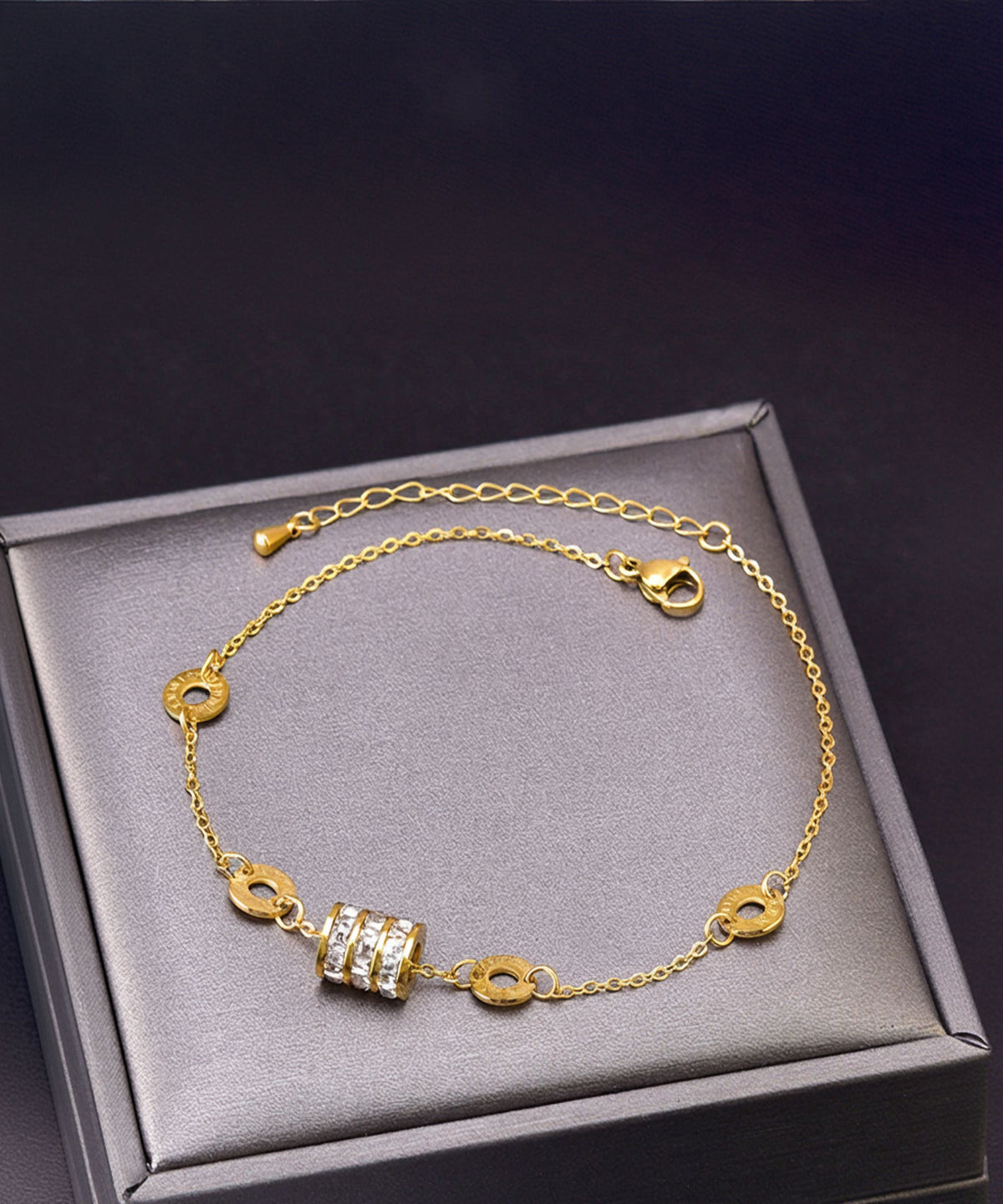 MYKI Eternal Love Charm Bracelet (MKBRAD383G)