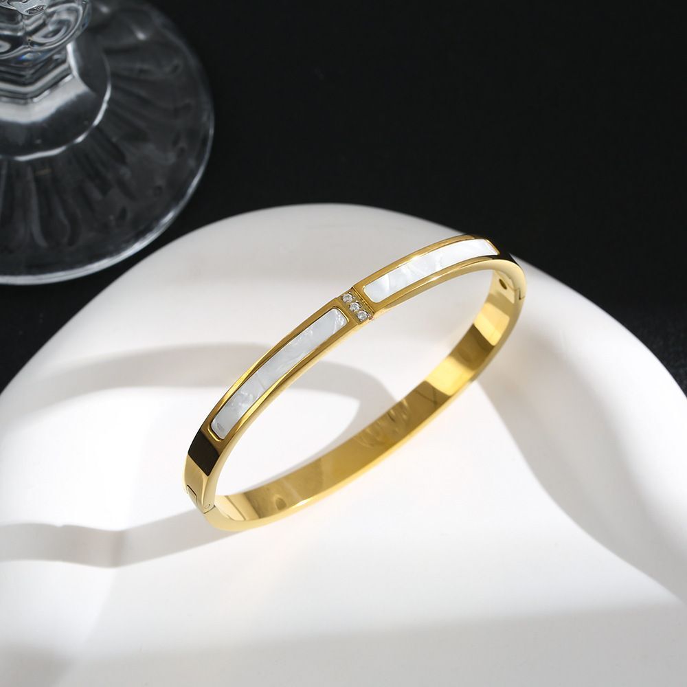 MYKI Glamorous Gold plated Bracelet Kada (MKBRAD448G)