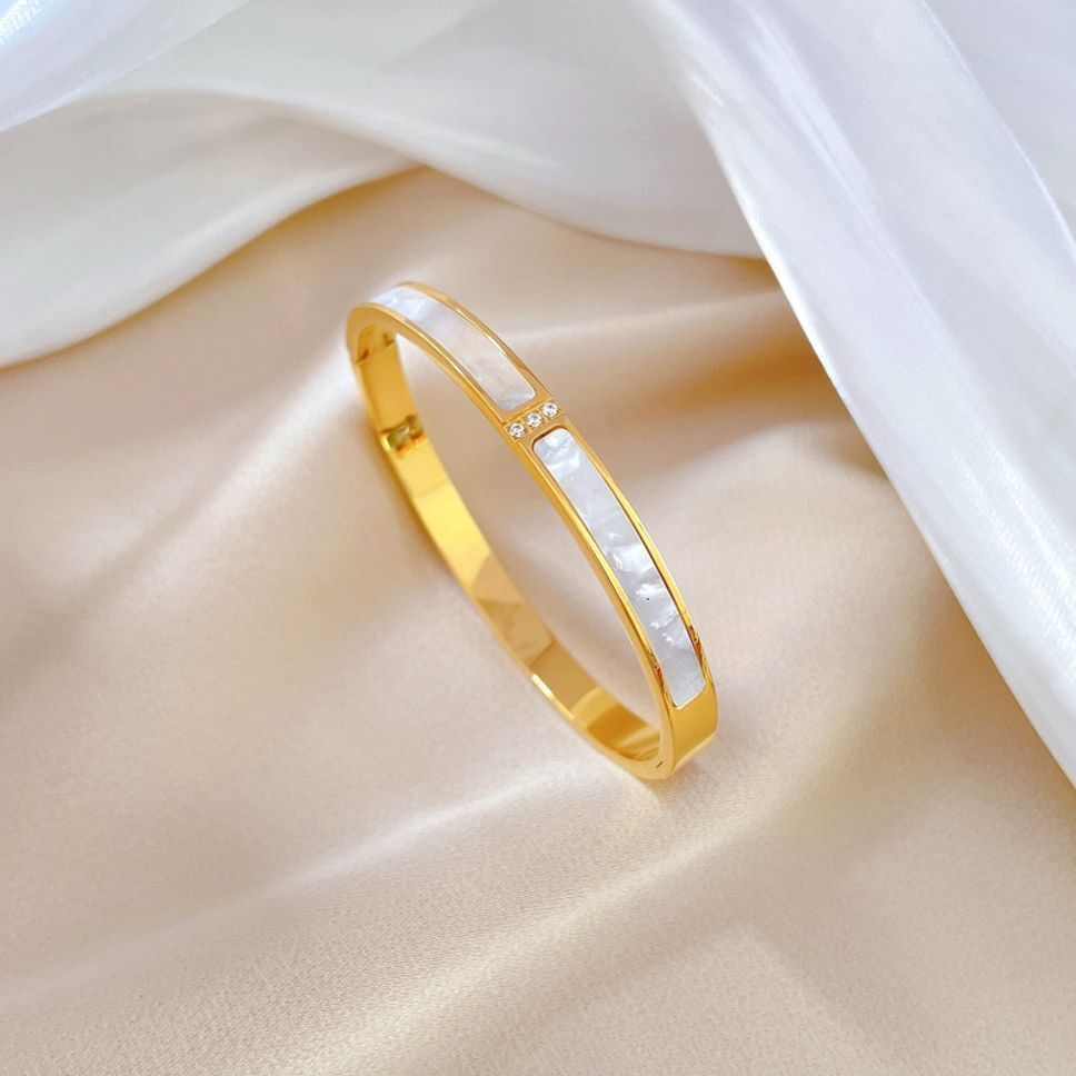 MYKI Glamorous Gold plated Bracelet Kada (MKBRAD448G)