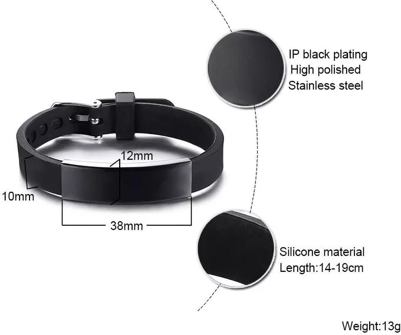 MYKI Super Silicone Watch Like Bracelet For Mens & Boys (MKMBR131)