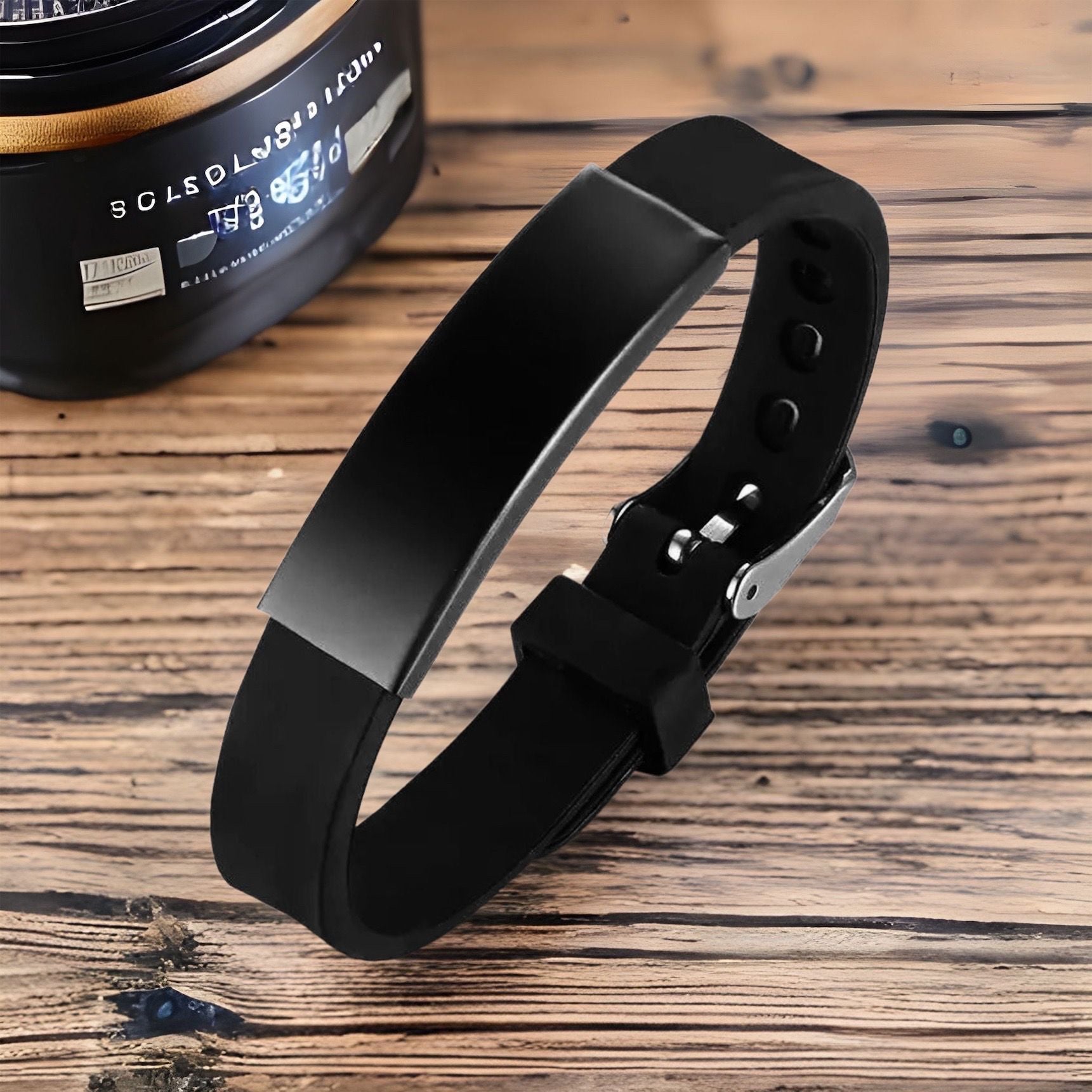 MYKI Super Silicone Watch Like Bracelet For Mens & Boys (MKMBR131)