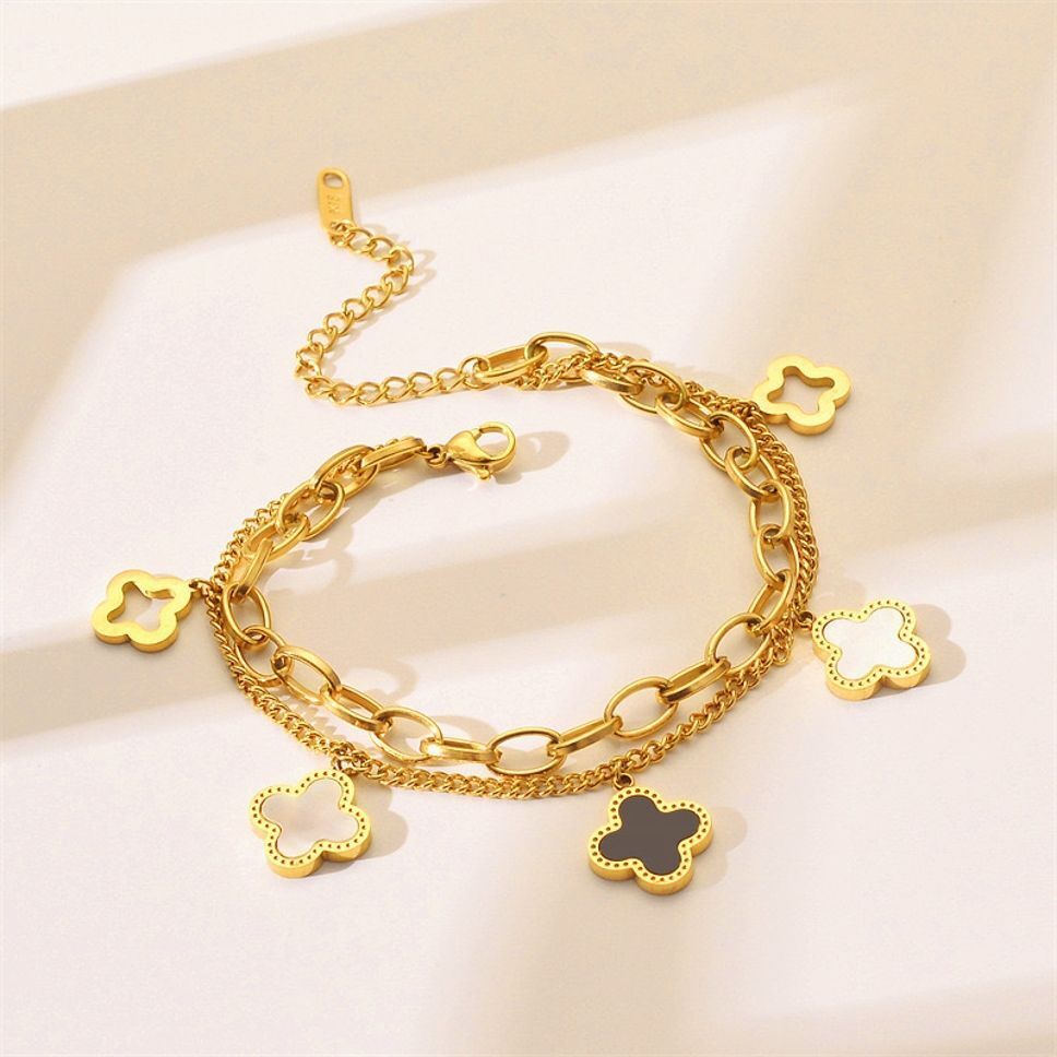 MYKI Clover Charm Bracelet (MKBRAD440)