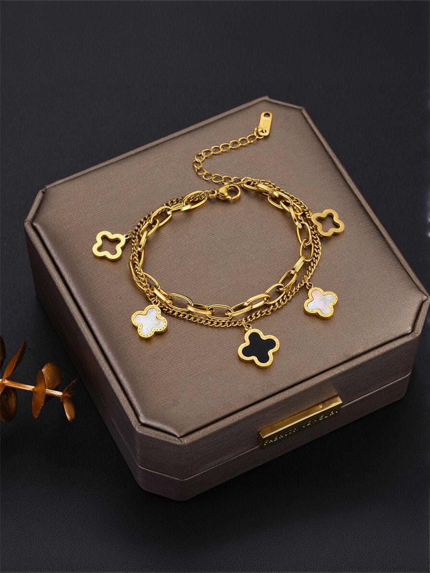 MYKI Clover Charm Bracelet (MKBRAD440)