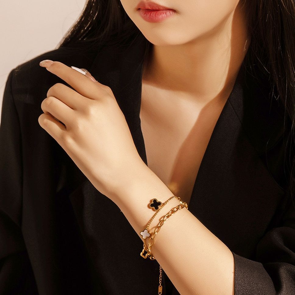 MYKI Clover Charm Bracelet (MKBRAD440)