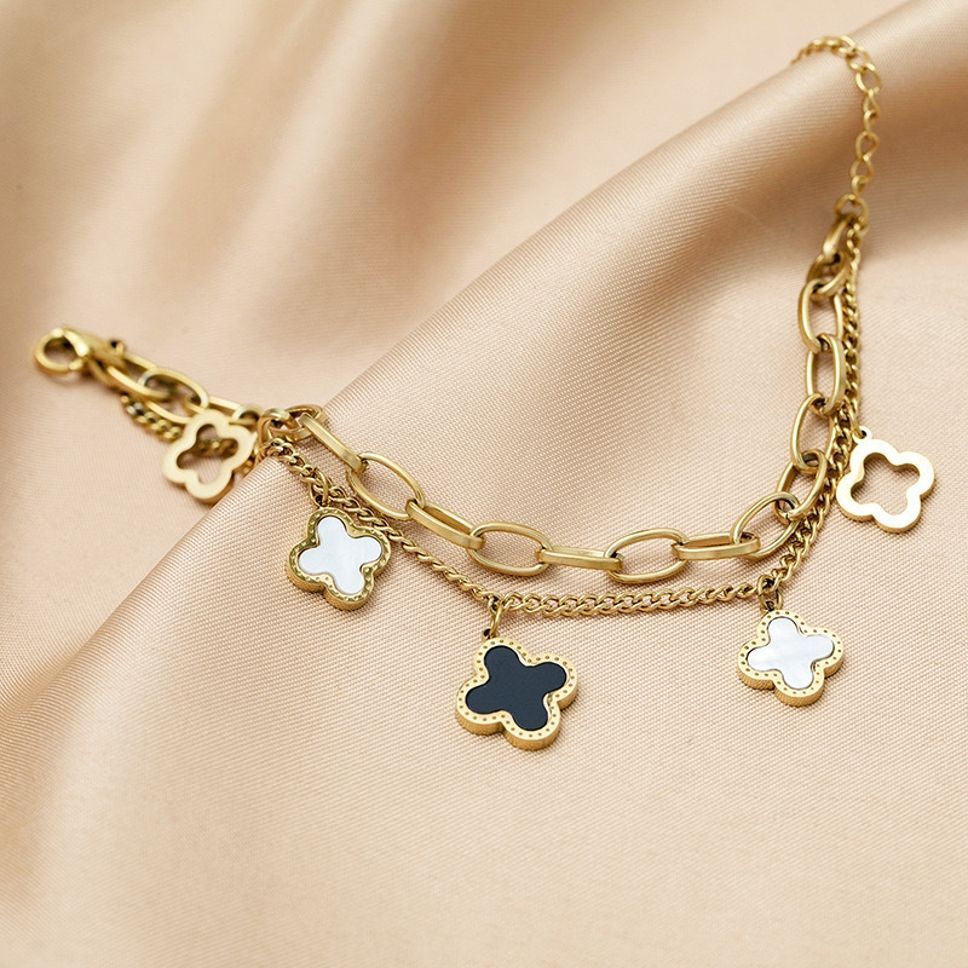 MYKI Clover Charm Bracelet (MKBRAD440)
